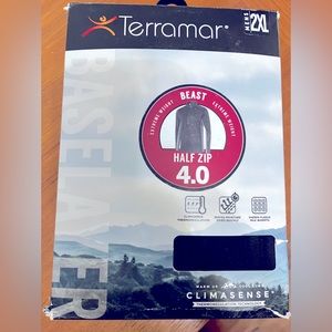 Terramar 4.0 Beast Extreme Weight Half zip pullover Men’s XXL w/ Climasense NWT